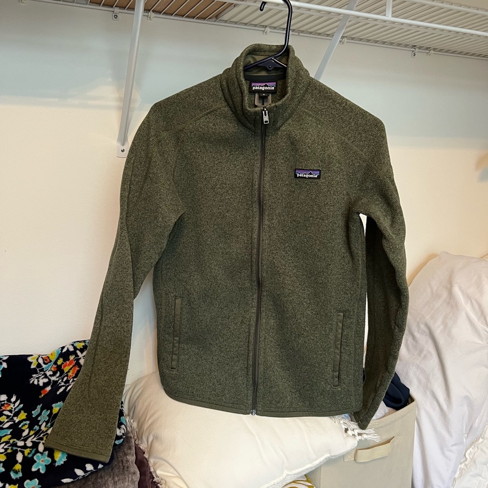 Olive green Patagonia jacket